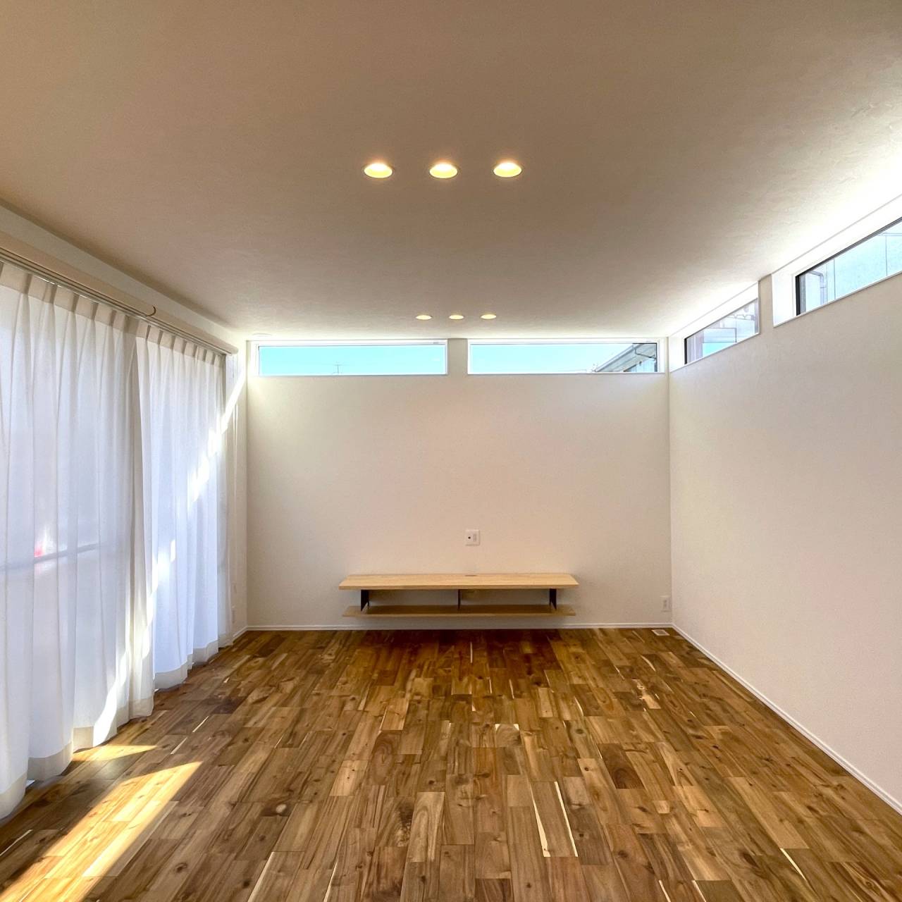 インナーガレージのある平屋のお家