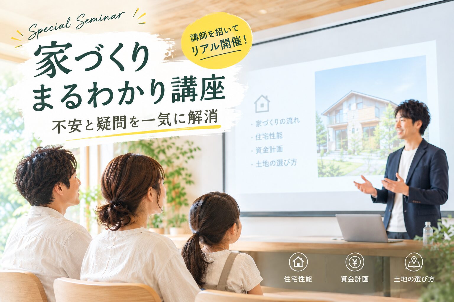 【Special Seminar】家づくりまるわかり講座